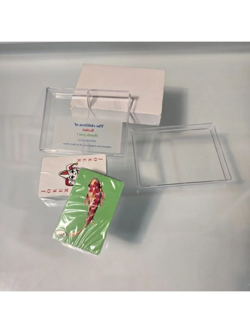 2 Decks Of Playing Cards Koi Fish Artwork Sealed
